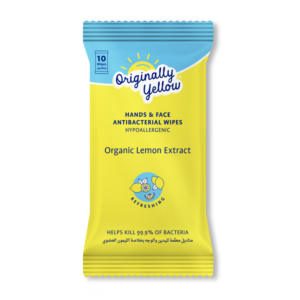 Hand & Face Antibacterial Wipes